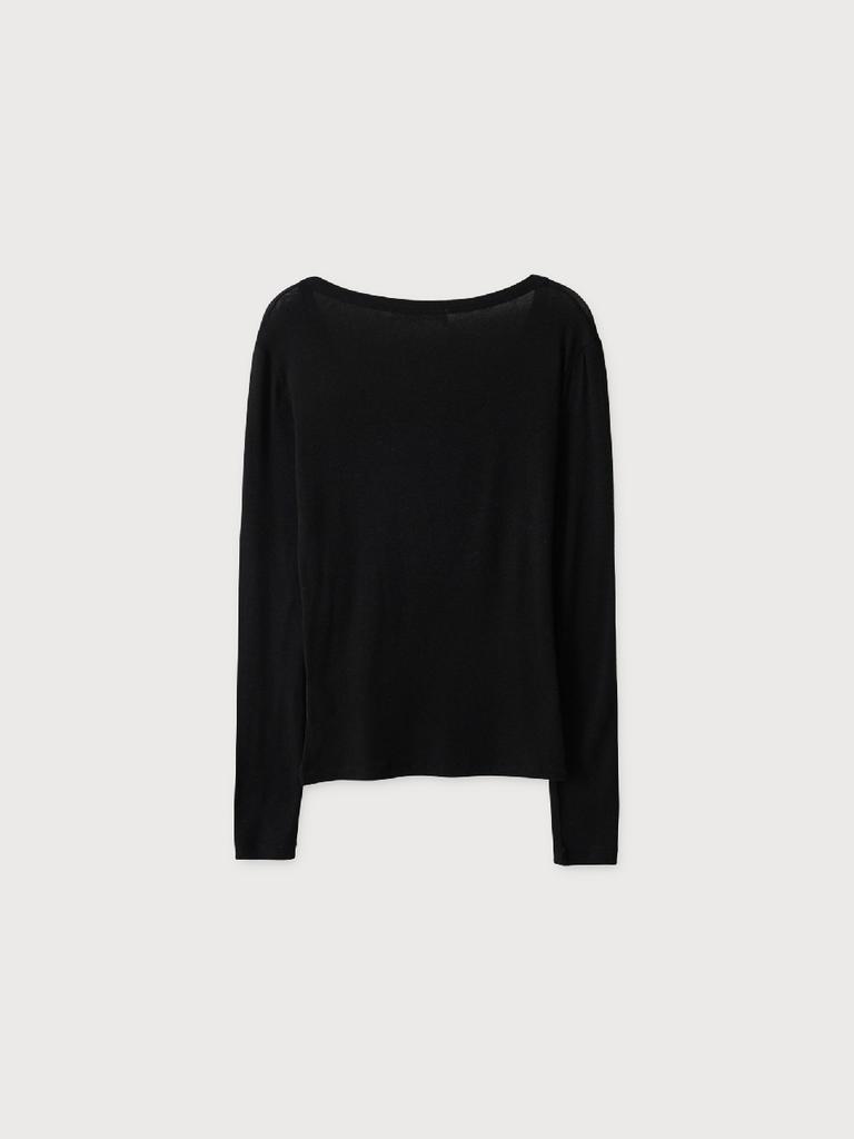 Aleukaig Rud U-Neck T-Shirt_Black