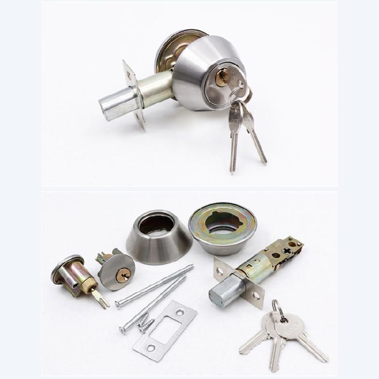 Rekeyable Single Cylinder Deadlock Lock Exterior Door Security Tool Easy Backsets Conversion Complete Installation Set