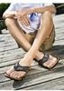 Infradito Antiscivolo Estive da Uomo in Vera Pelle, Calzature da Spiaggia e Outdoor Vietnamite