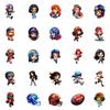 50 New Style Cute Rugby Player Graffiti Stickers Sunny Girl Stickers