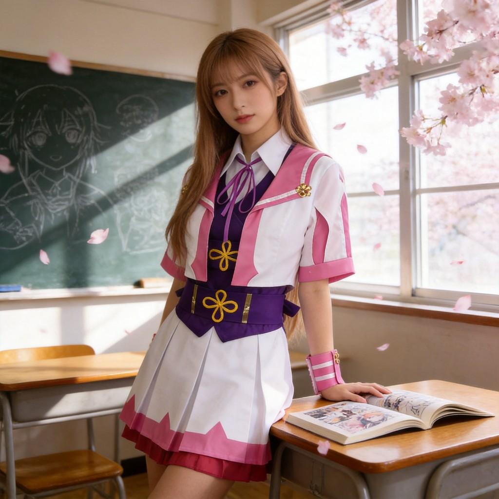 Pretty Derby Special Week Cosplay Costume For Anime Game Role Play With Polyester Cotton Fabric