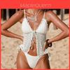 Bikini Swimwear For Women With Lace Double Layer Fabric For Poolside Beachwear