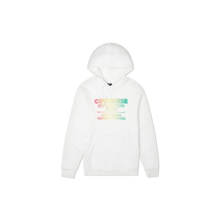 Converse Exploration Team Pullover Hoodie Asia Sizing  White  Men s 10021271-A03 L
