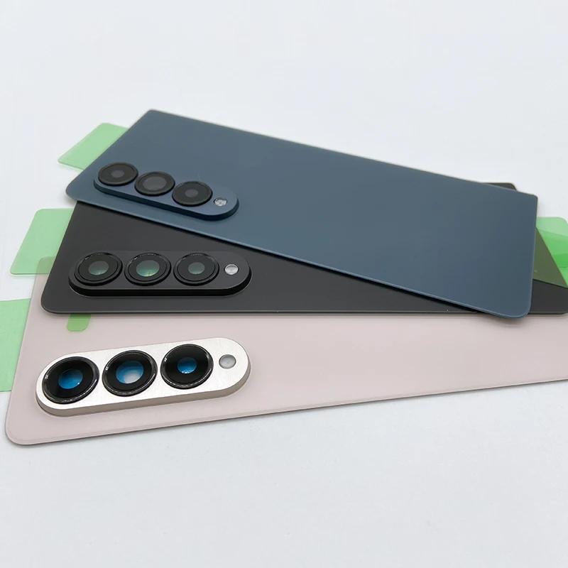 Cover Posteriore Batteria Per Samsung Galaxy Z Fold4 Fold 4 5G SM-F936B/DS Pannello in Vetro Scocca Posteriore Con Lente Fotocamera