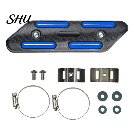 High Temperature Resistant Exhaust Pipe Shield Motorcycle Cover Anti-scalded Heat Insulation Universal Motorbike Sturdy Tube Trim Protector
