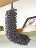 6 Brush Heads 2.8 Meter One Pole Multi Head Dust Collector Extended Ultra-Fine Fiber Ceiling Sweeping Brush Chicken Feather Dust