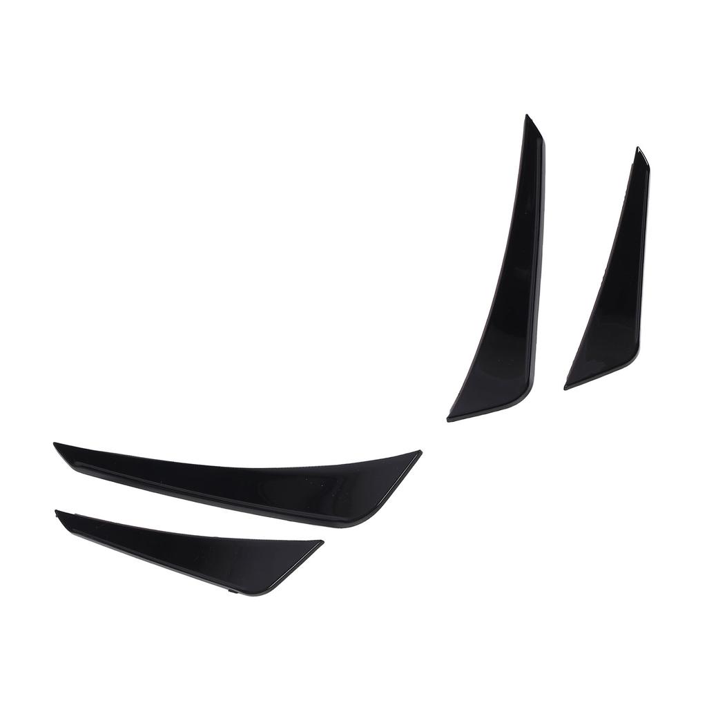 4Pcs Front Bumper Side Air Vent Trim Improved Aerodynamics Glossy Black Mudguard Side Wing Vent Trim for 1 Series F20