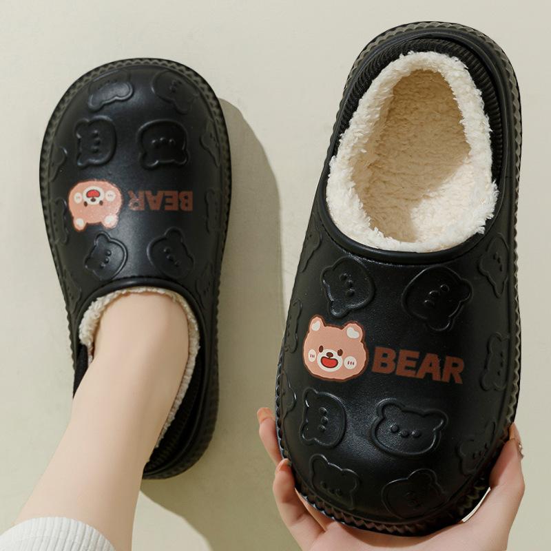 Cotton Slippers Autumn and Winter 2025 New Indoor Home Bag Heel Waterproof and Non-slip Maternity Cotton Shoes