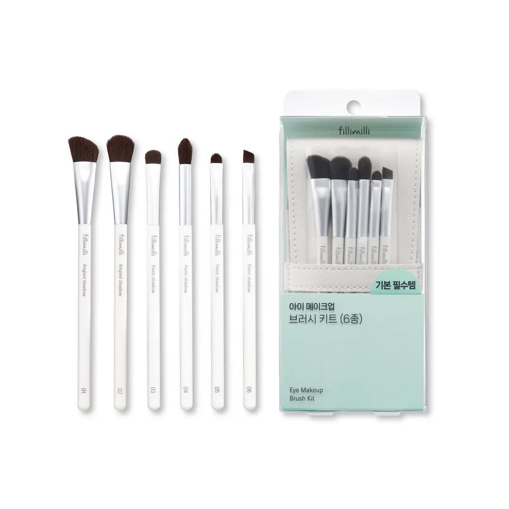 Filimili Eye Makeup Brush Set (6 Types) (Single item/Limited Edition)