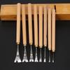1Pc/5Pcs/Set Wood Carving Chisels Knife for Basic Wood Cut DIY Tools and Detailed Woodworking Hand Tools 3mm-30mm