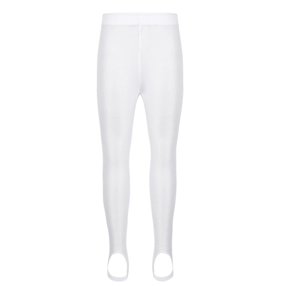 

Унісекс Діти Хлопчики Дівчата Стремена Колготки Панчохи Легінси Колготки для йоги Гімнастика Балет Танці 8-10 Years білий