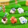 10-100PC Micro Pig Figurine Resin Ornaments Miniature Model Mini Animal Statue Bonsai Decoration Garden DIY Dollhouse Home Decor