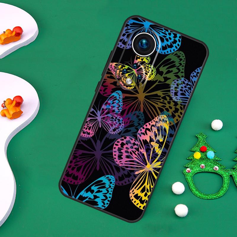 Luxury Butterfly Case For Honor 200 Pro X9c X9b X9a X8a X8b X7a X6a X8 X9 50 70 90 Magic 5 6 7 Lite Cover