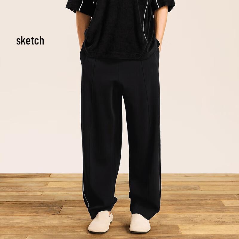 

CROQUIS Men s Pleated Loose Fit Cuffed Jogger Pants M