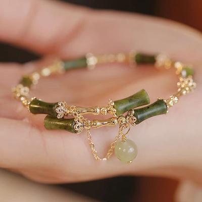 Trend Bamboo Joint Bracelet For Women Girls Romantic Exquisite Versatile Pendant Bracelet Party Gift Jewelry