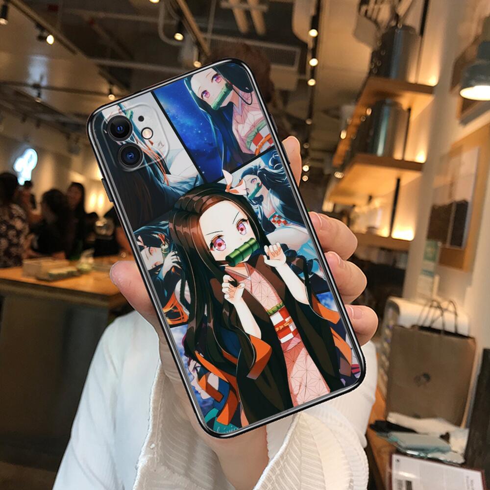 Kamado Nezuko Kimetsu No Yaiba Demon Slayer TPU Weiche Handyhüllen Für iPhone 13 Pro Max Hülle 12 11 Pro Max 8 PLUS 7PLUS 6S XR X X
