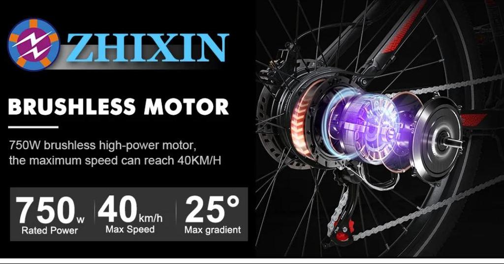 Samebike XD26 Electric Bicycle 26" Mountain Moped 750W 14AH Lithium Battery 40km/H Men's Road EBike Off Road MTB For Adults