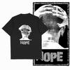 Coolmind U0089 Nope Exclusive Graphic Print Streetwear 100% Cotton Men Tshirt Loose Big Size Unisex Tee Shirts