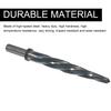 5/8 Inch Bridge Reamer 1/2 Inch Shank HSS Chuck Bridge Reamer Chamfer Enlarge Hole Spiral Flute Drill Bit for Metal Construction