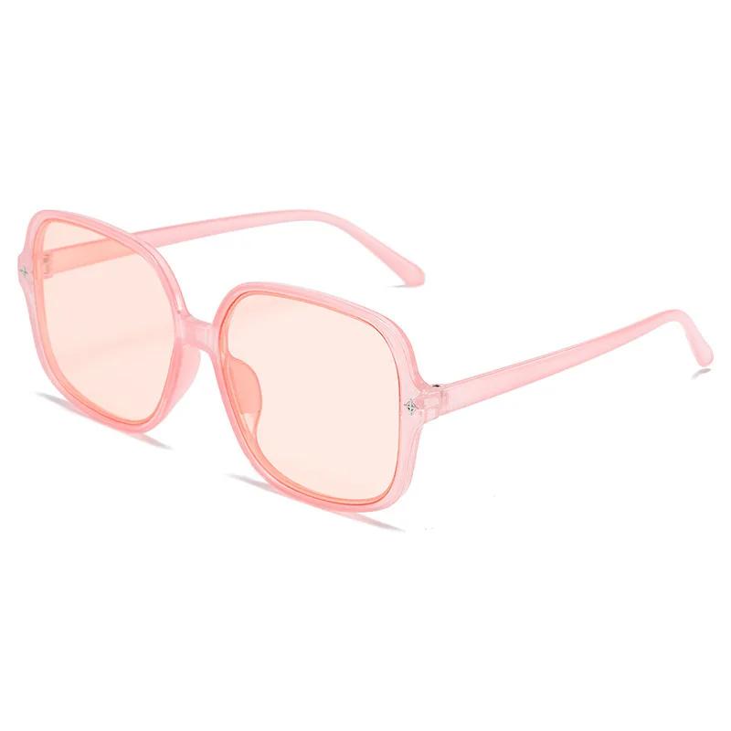 New Large Frame Rice Nail sunglasses Fashion Women's Outdoor Sunshade Sun Glasses Women Gradient Glasses UV400 Oculos De Sol