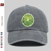 pc Cute Lemon Slice And Citrus Fruit Pattern Design Print Comfortable Lightweight Trucker Hat Adjustable Buckle Strap Washable