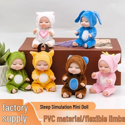Schlafsimulation Reborn Mini-Puppe - Prinzessin Mädchen Spielzeug, Perfektes Geschenk für Kinder, Paare und beste Freunde