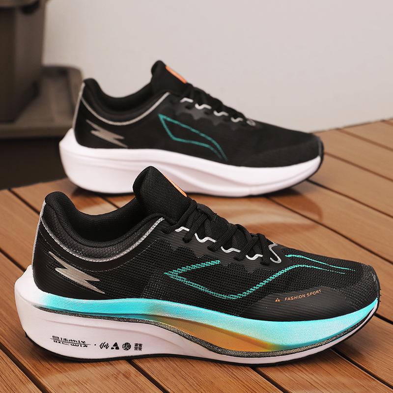 Running shoes Sports running Feidian 4E light luxury non-slip men's and women's running shoes Rebound marathon racing shock absorption sports shoes