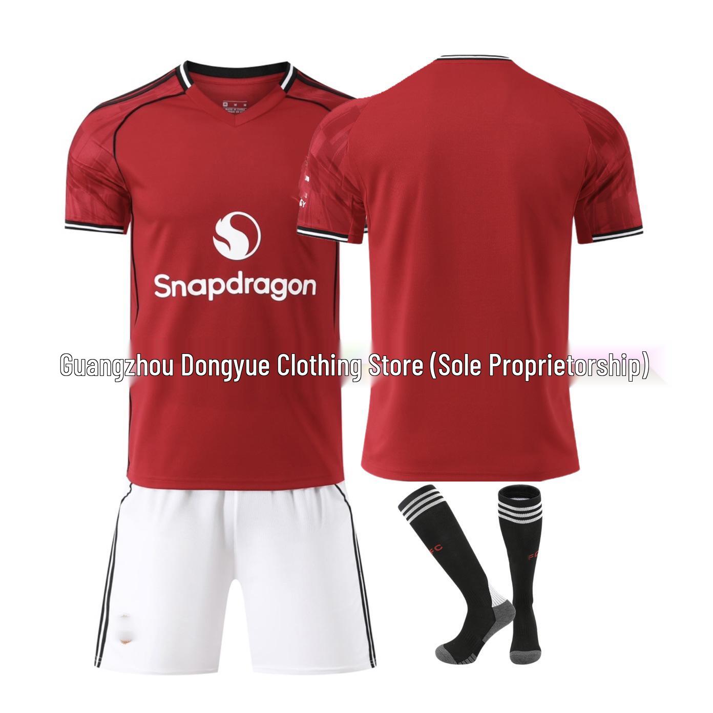

2025-26 Home Jersey & Shorts Set - Rashford #10 Kids/Adults 24