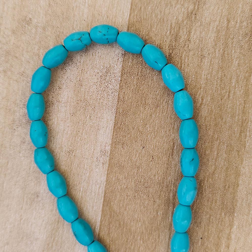 Tibetan Style Imitation Turquoise Beads for Jewelry Making - Ethnic, Personality, Seed, and Barrel Designs