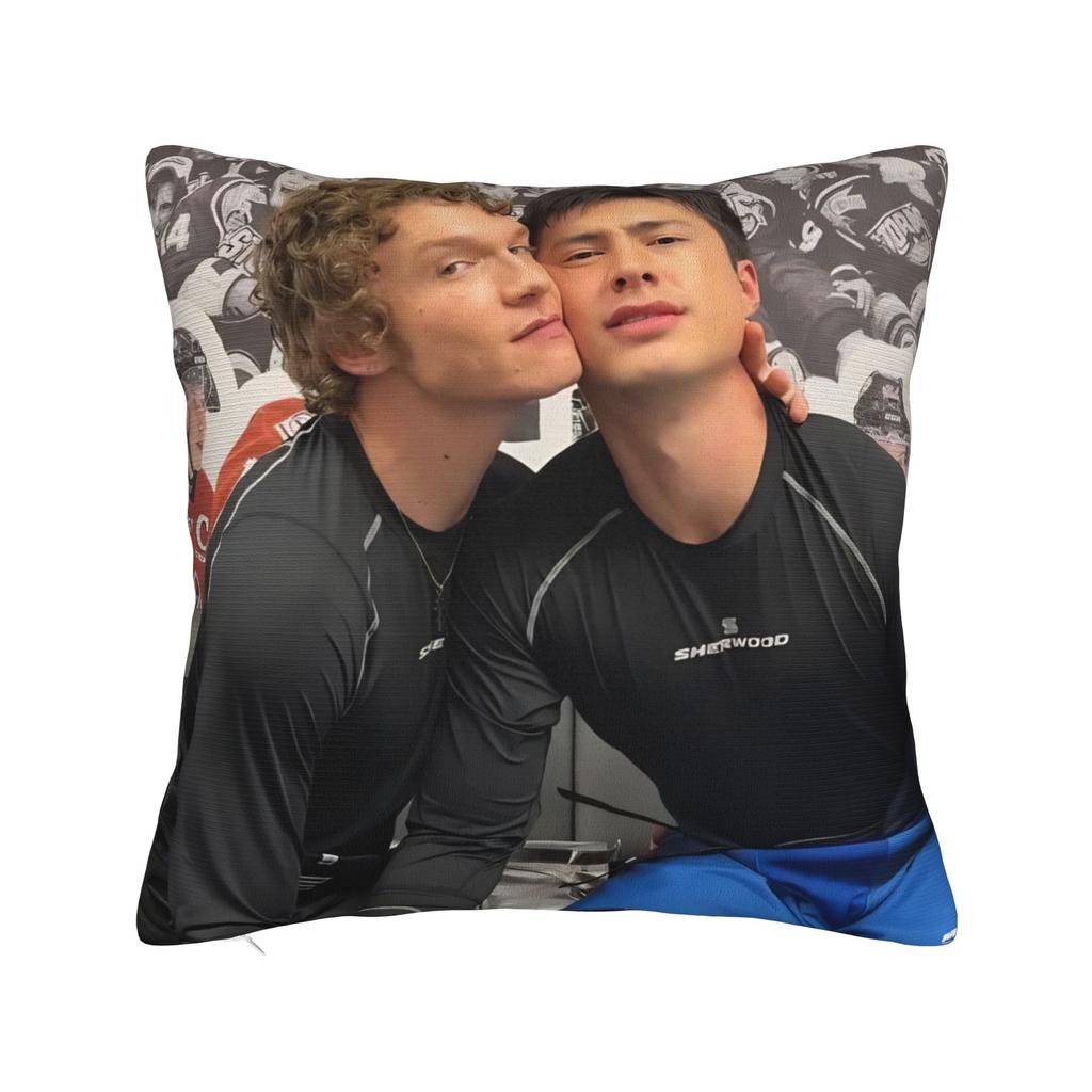 Vintage Shane Hollander & Ilya Rozanov Heated-Rivalry Pillowcases Cushion Cover Throw Pillow Cover Bed Decor Square Multi Size