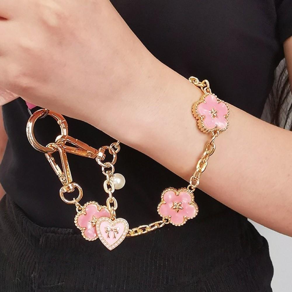 Flower Cell Phone Chain Pendant Mobile Phone Lanyard Jewelry Gift Mobile Phone Strap New Year Gift