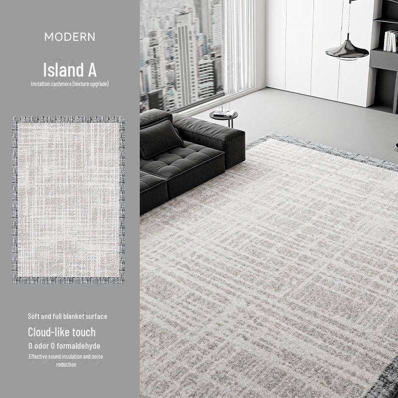 2024 Italian Living Room & Bedroom Imitation Cashmere Carpet - Thick, Dirt-Resistant, Low Maintenance