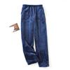 Women's Thermal Fleece Pockets Pajama  Warm Casual Trousers Home Pants