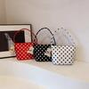New Women's Bags Dots Korean Fashi Shoulder Bucket Bag Large Capacity Simple Casual and Generous Commuting