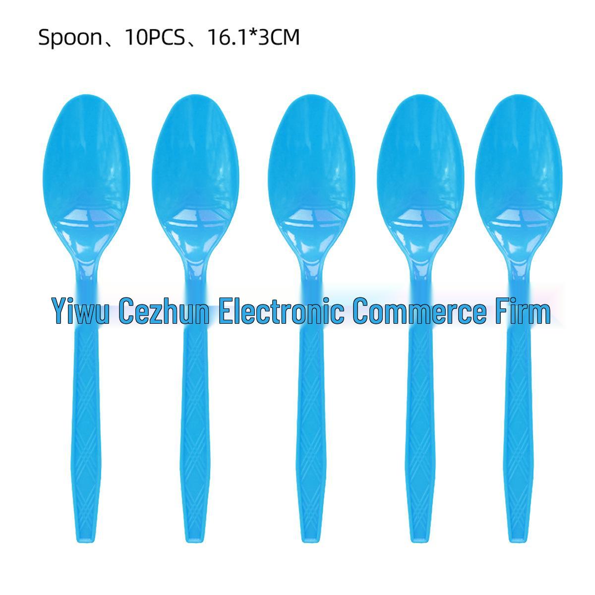 Blue Starry Sky Astronaut Theme Kids  Party Tableware Set