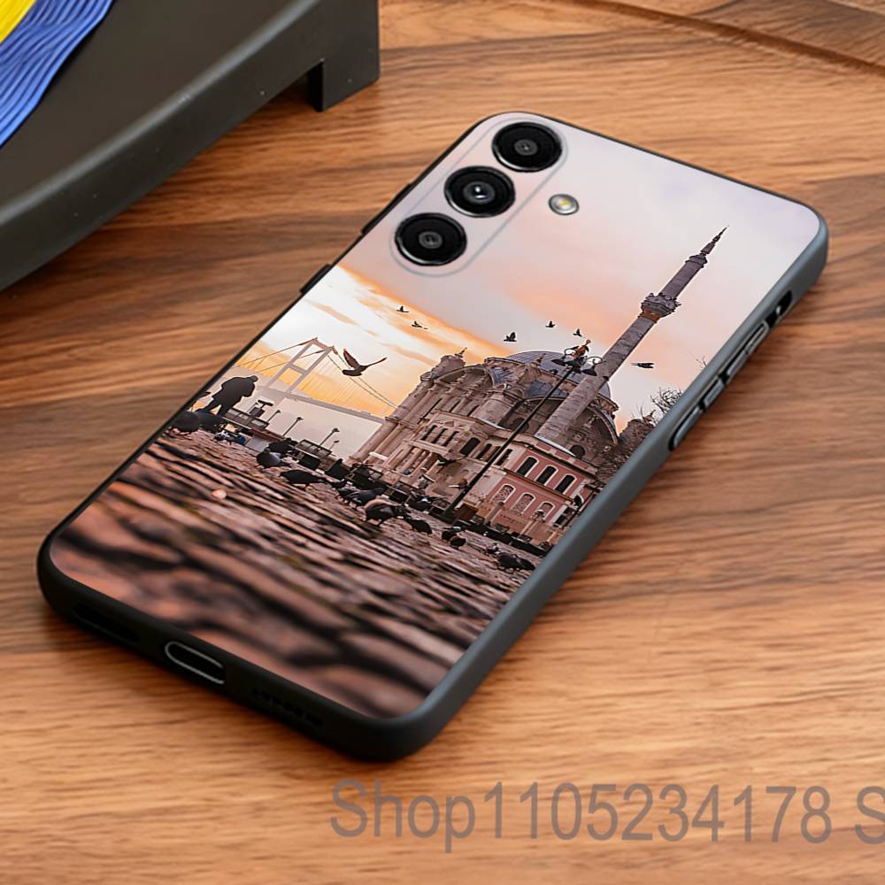 Turkey Istanbul Scenery Phone Case for Samsung S24 S22 S25 Ultra S9 S20 FE S23 Plus S10 S21 Shockproof Funda Cover