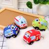 Plüsch Schlüsselanhänger Cartoon Feuerwehrwagen Krankenwagen Polizeiauto Taxi Plüschtier Taschenanhänger Weiche Stofftier Cartoon Puppe Plüsch Schlüsselanhänger Kinderspielzeug Geschenk