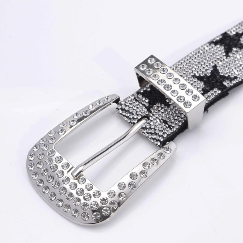 Modern Women Jeans Belt Studded Western Punk Belt Impressive Gothic Style