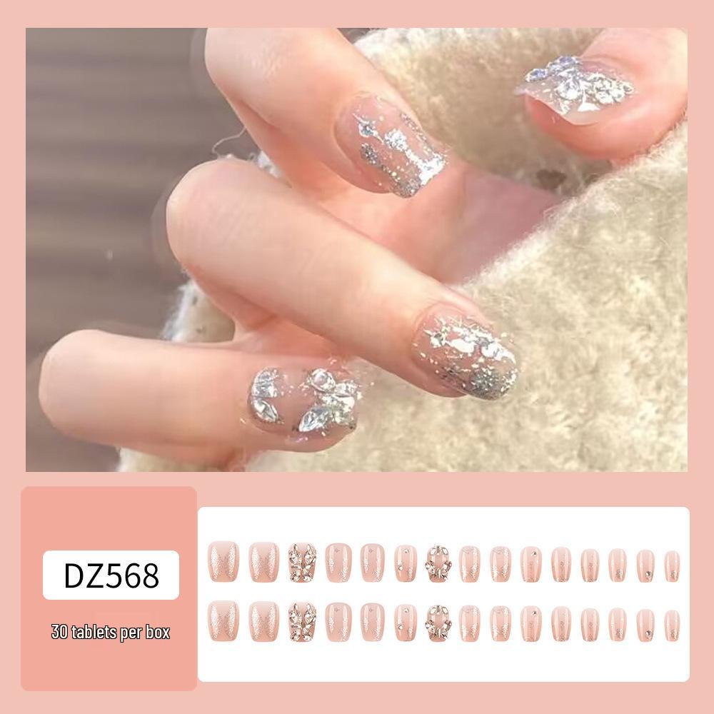 Schmetterling Strass Gel Aufdrückbare Nagelkunst Patches