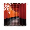 2pcs/set 3D Spacecraft Cabin Window Curtain Science Fiction Futurism Bedroom Living Room Decor Blackout Polyester Fabric Curtain