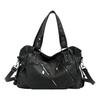 Xeie Thuk Handbag Women PU Leather Multi Pocket Daily Casual