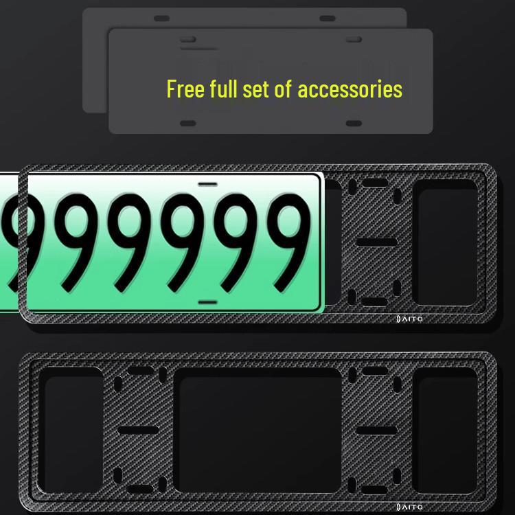 2025 AITO Wenjie New M9 M8 New Energy Full Edge License Plate Frame Accessory
