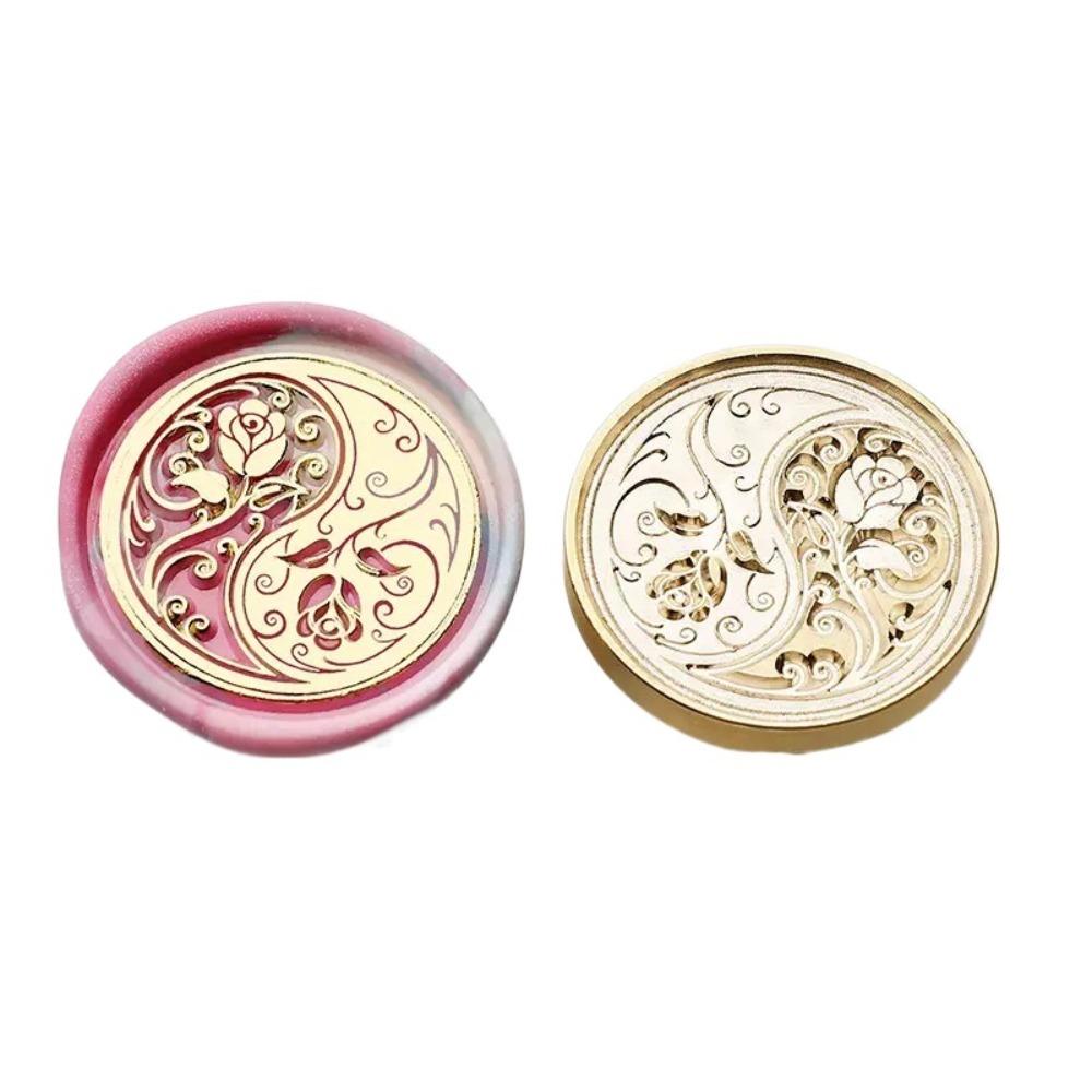 Butterfly Icon Sealing Wax Seals Head Antique Metal Sealing Wax Stamp Replace Head  Decorate Gift