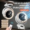 Circulating Clip Fan With Remote Control Mini Desktop Fan 4000 mAh Large Capacity Rechargeable Table Fan With Night Light