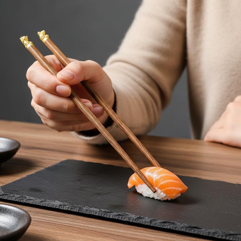 Kawaii Chinese Zodiac Animal Wooden Chopsticks Set Reusable Tableware for Sushi Lovers Romantic Couple Gift