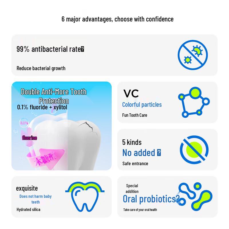 Cenban Kids Anti-Karies Erdbeer-Zahnpasta & Pinke Zahnbürste 2er-Pack