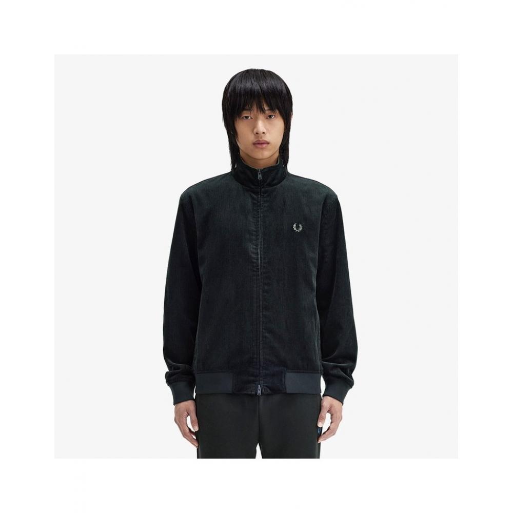 

Fred Perry Corduroy Brendam Jacket Night Green Afpm2438546 Q20 L