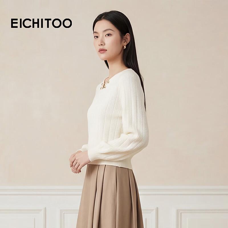 EICHITOO Women's Soft Knit Long-Sleeve Top