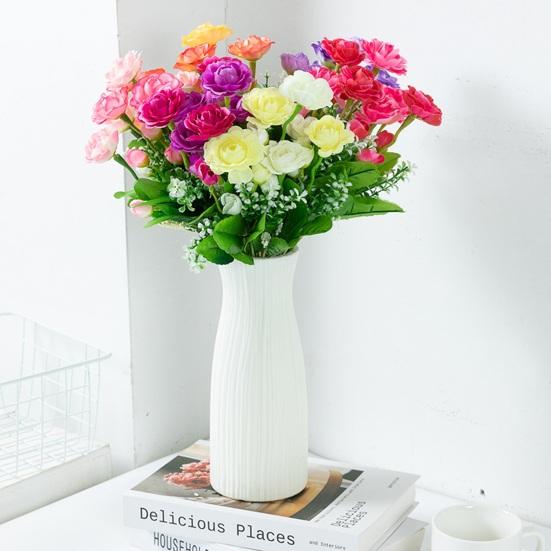 

Artificial Rose Branch Landscaping Good Fidelity Realistic Great Detail No Watering Wedding Decoration Easy Care Birthday Party Decor Fake Rose