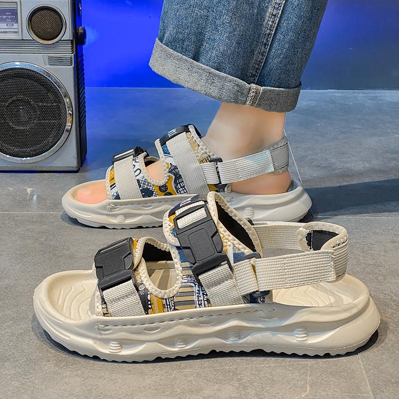 Fashion CYYTL Summer Slippers Mens Outdoor Shoes Casual Beach Sandals Walking Slides Comfort Luxury Designer Leather Lightweight Fashion